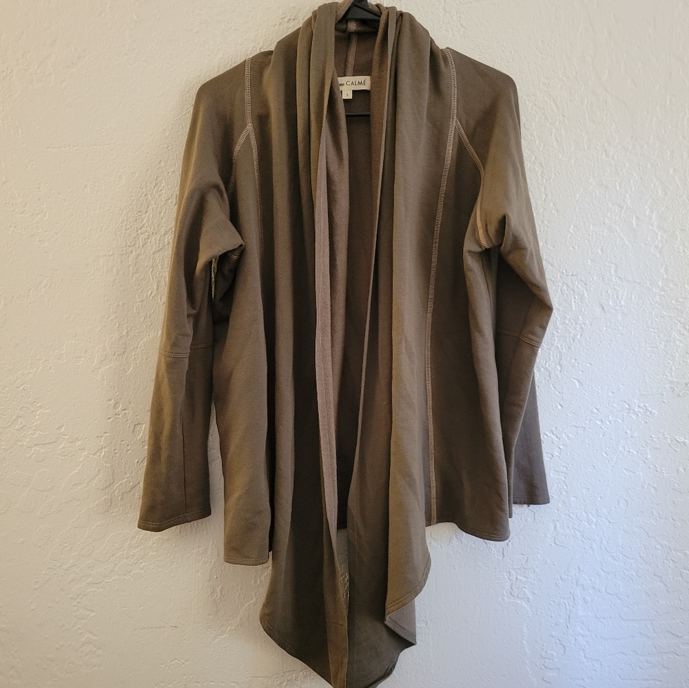 Johnny Was Calme Fleece Cardigan Small